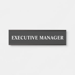 Moderne professionele kantoordeur bord naamplaat