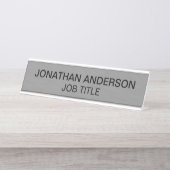 Moderne professionele kantoordeur bord naamplaat (Voorkant)