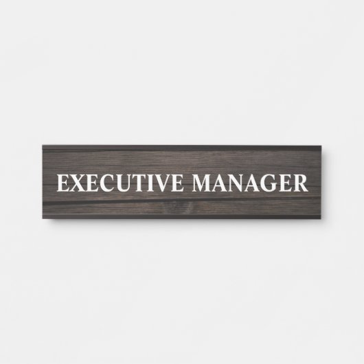 Moderne professionele kantoordeur bord naamplaat (Voorkant)