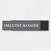 Moderne professionele kantoordeur bord naamplaat (Voorkant)
