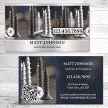 Moderne professionele klusjesman QR-code