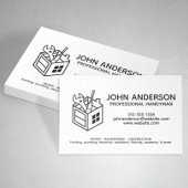 Moderne professionele klusjesman-services visitekaartje