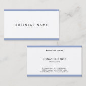 Moderne professionele koele slanke modieuze luxe visitekaartje (Voorkant / Achterkant)