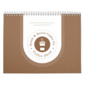 Moderne professionele koffie kalender (Hoes)