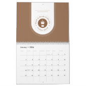 Moderne professionele koffie kalender (Jan 2026)