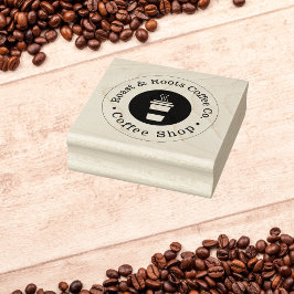 Moderne professionele koffie rubberstempel