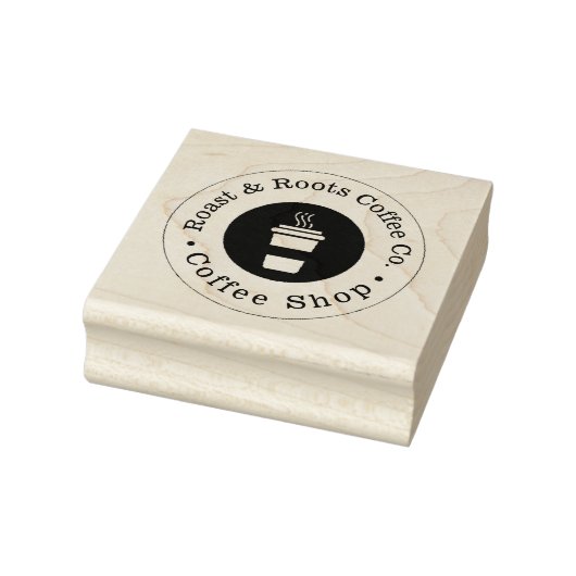 Moderne professionele koffie rubberstempel (Stempel)