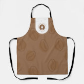 Moderne professionele koffie schort (Voorkant)