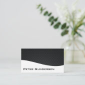 Moderne professionele koolstofvezel-Visitekaartjes Visitekaartje (Staand voorkant)