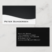 Moderne professionele koolstofvezel-Visitekaartjes Visitekaartje (Voorkant / Achterkant)