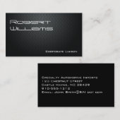 Moderne professionele koolstofvezel-Visitekaartjes Visitekaartje (Voorkant / Achterkant)