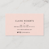 moderne professionele korting visitekaartje (Achterkant)