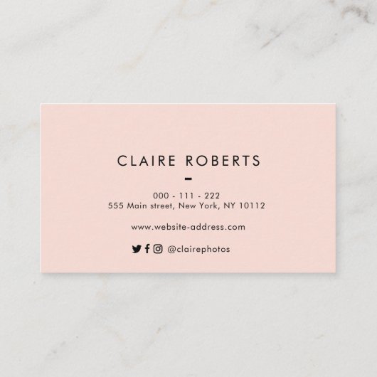 moderne professionele korting visitekaartje (Achterkant)