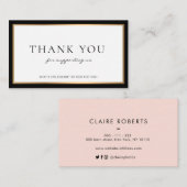 moderne professionele korting visitekaartje (Voorkant / Achterkant)