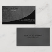 Moderne, professionele laptop met zwarte grijs Sim Visitekaartje (Voorkant / Achterkant)