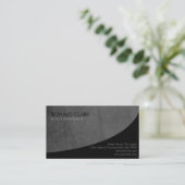 Moderne, professionele laptop met zwarte grijs Sim Visitekaartje (Staand voorkant)