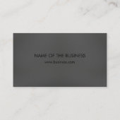 Moderne, professionele laptop met zwarte grijs Sim Visitekaartje (Achterkant)