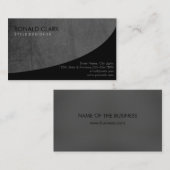 Moderne, professionele laptop met zwarte grijs Sim Visitekaartje (Voorkant / Achterkant)