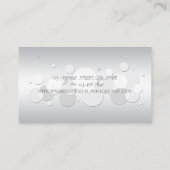 Moderne professionele legant, cirkels visitekaartje (Achterkant)