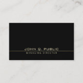 Moderne professionele legant-directeur visitekaartje (Voorkant)