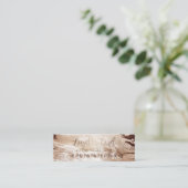 Moderne professionele legant Hearts Marble Klantenkaartje (Staand voorkant)