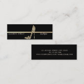 Moderne professionele legant, hoge diamanten mini visitekaartje (Voorkant / Achterkant)