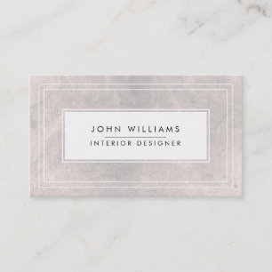 Moderne professionele legant Striped Chic Minimal Visitekaartje