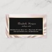 Moderne professionele Legante Lijst Loyalty Kaart (Achterkant)