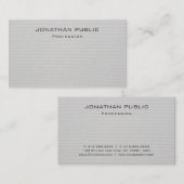 Moderne professionele legante minimalistische Sjab Visitekaartje (Voorkant / Achterkant)