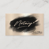 Moderne professionele leningtekenaar visitekaartje (Voorkant)