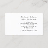 Moderne professionele levensboom visitekaartje (Achterkant)