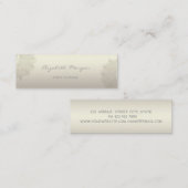 Moderne, professionele liefdadigheidsbekleding, li mini visitekaartje (Voorkant / Achterkant)