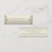 Moderne, professionele liefdadigheidsbekleding, li mini visitekaartje (Voorkant / Achterkant)