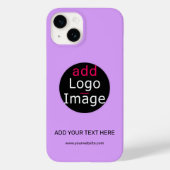 Moderne professionele Lila Case-Mate iPhone Case (Achterkant)