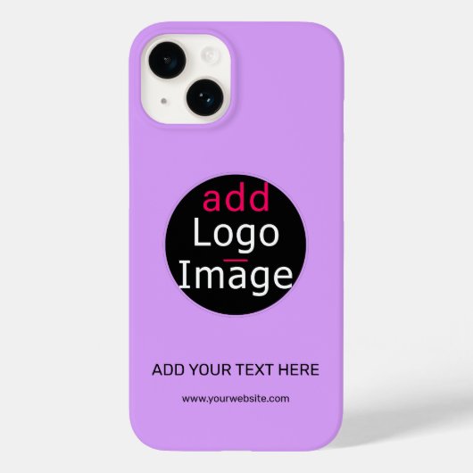 Moderne professionele Lila Case-Mate iPhone Case (Achterkant)