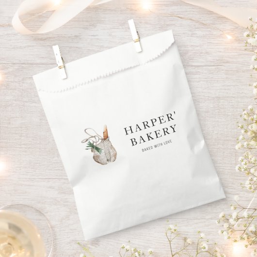 Moderne professionele Logo in bakkerijen Bedankzakje (Geknipt)