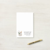 Moderne professionele Logo in bakkerijen Post-it® Notes (Op bureau)