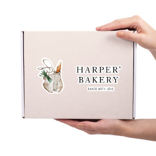 Moderne professionele Logo in bakkerijen Sticker
