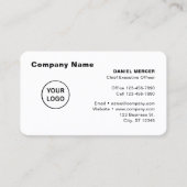 Moderne professionele logo-ontwerp visitekaartje (Voorkant)
