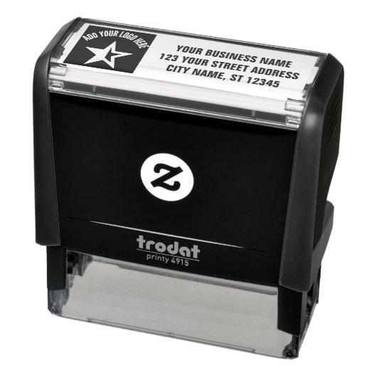 Moderne professionele Logo op maat voor bedrijven Zelfinktende Stempel (Product)