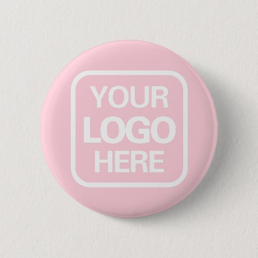 Moderne professionele Logo roze Ronde Button 5,7 Cm (Voorkant)
