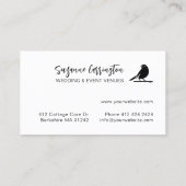 Moderne professionele Logo van het Manuscript van  Visitekaartje (Achterkant)