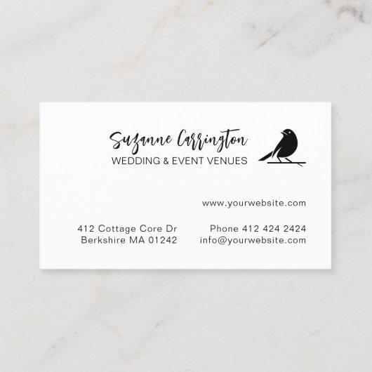 Moderne professionele Logo van het Manuscript van  Visitekaartje (Achterkant)