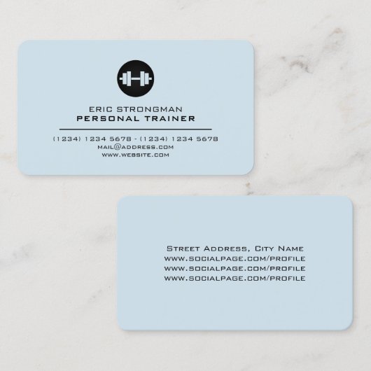 Moderne professionele logo visitekaartje (Voorkant / Achterkant)