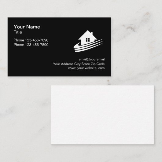 Moderne professionele Logo Visitekaartje (Voorkant / Achterkant)