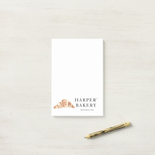 Moderne professionele Logo voor bakkerijen Post-it® Notes (Op bureau)