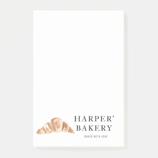 Moderne professionele Logo voor bakkerijen Post-it® Notes (Voorkant)