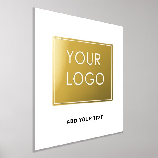 Moderne professionele Logo voor bedrijven Folie Afdrukken (Laagn)