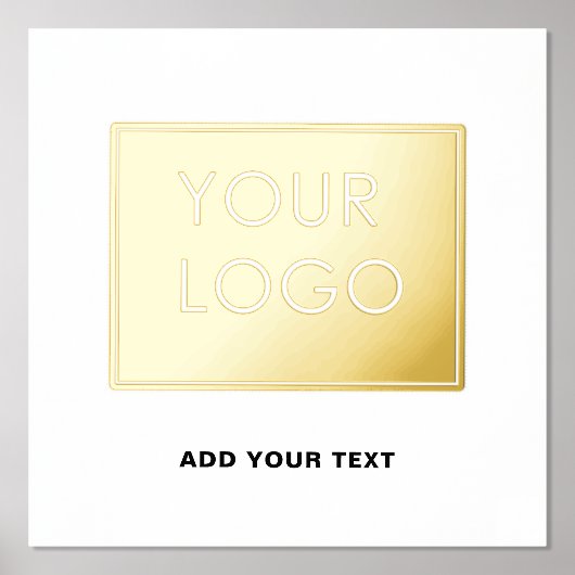 Moderne professionele Logo voor bedrijven Folie Afdrukken (Voorkant)