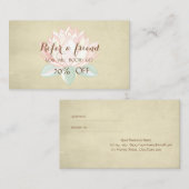 Moderne professionele, Lotus eenvoudige verwijzing (Voorkant / Achterkant)